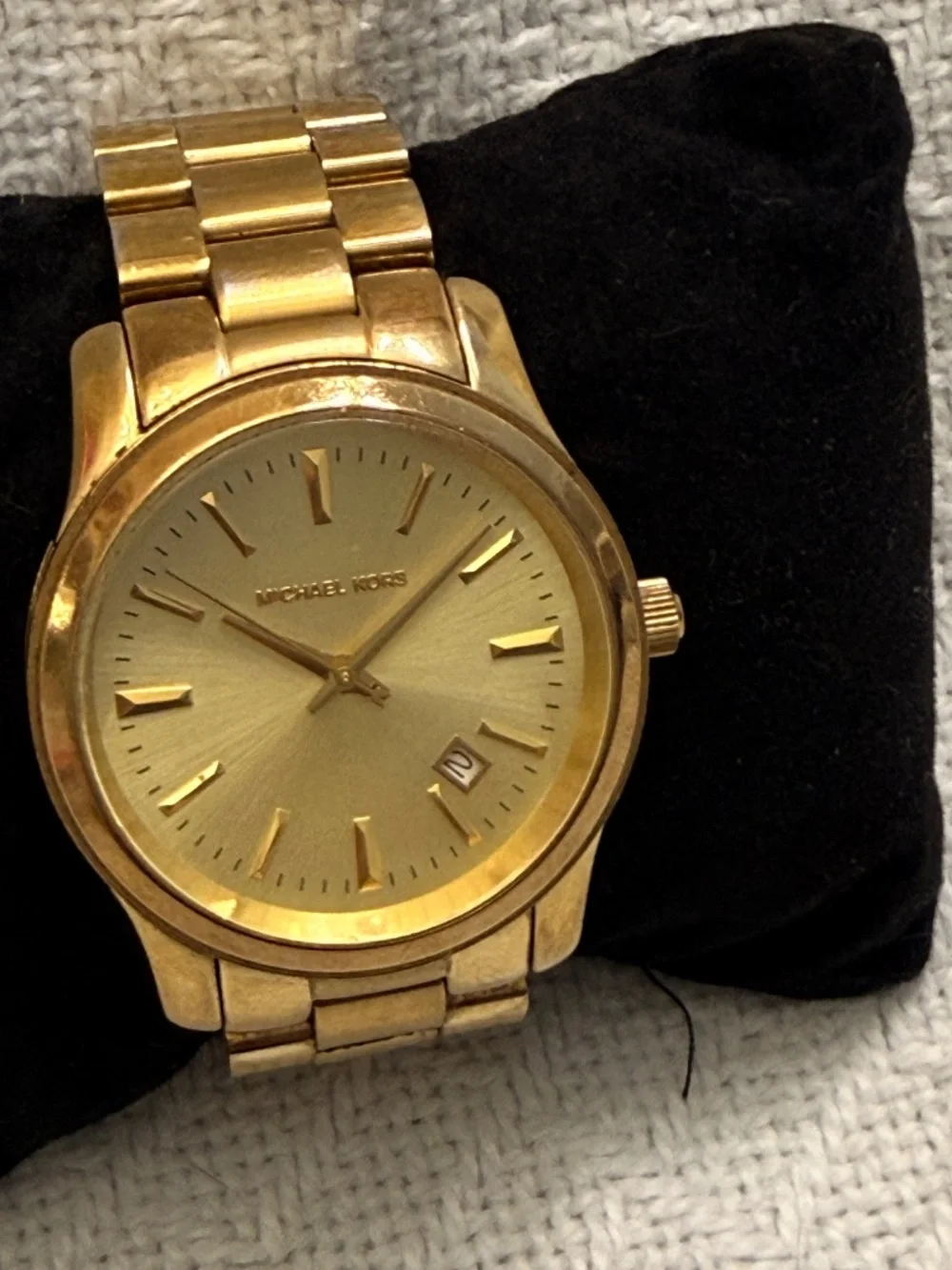 Michael Kors Gold Metal Link Wrist Watch #6